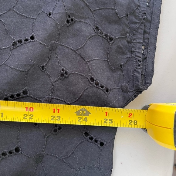 NWT a new day Minimalist Sz XXL Eyelet Short-Sleeve Button Down Shirt & Tank Set - Picture 10 of 14